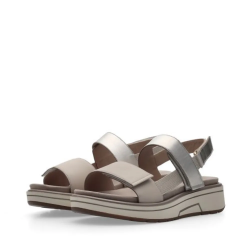 ARA dámské sandály béžovo-zlaté kožené | 12-20204-05 Lucca