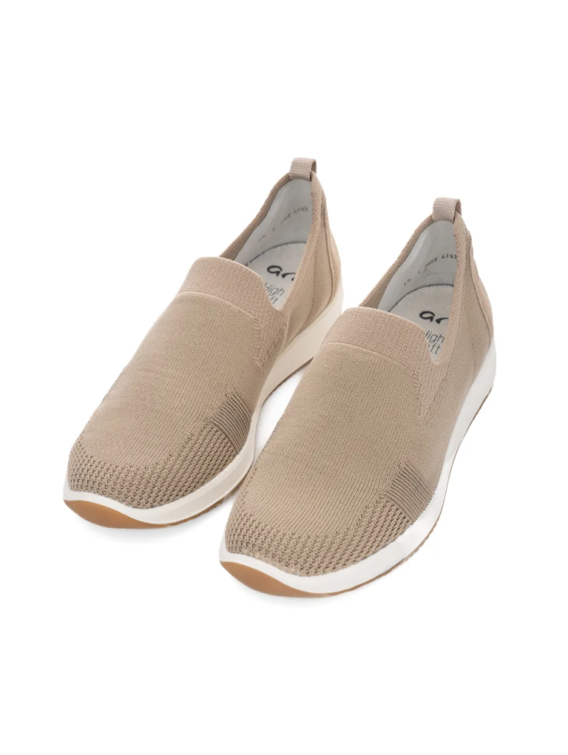 ARA dámské slip-on béžové textilní | 12-54042-08 Lissabon
