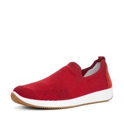 ARA dámské slip-on červené textilní | 12-54042-19 Lissabon