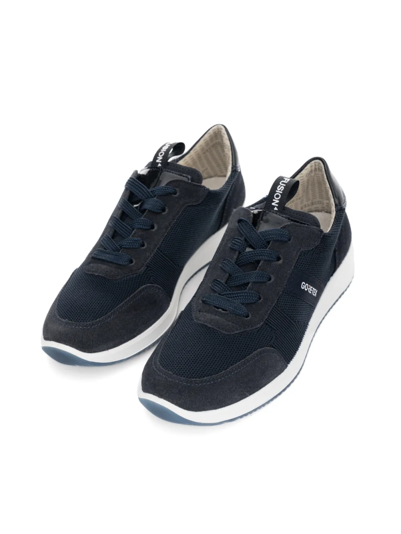 ARA dámské tenisky s gore-tex tmavě modré kombinované | 12-54044-02 Lissabon