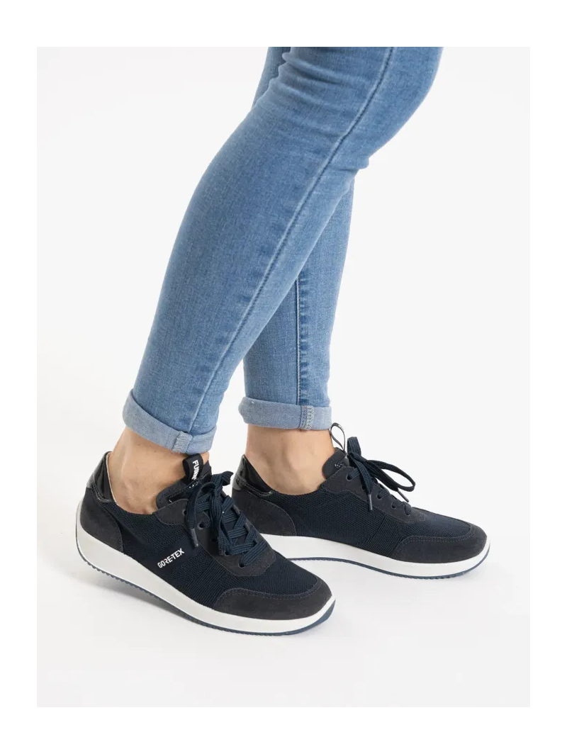 ARA dámské tenisky s gore-tex tmavě modré kombinované | 12-54044-02 Lissabon