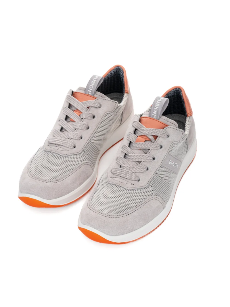 ARA dámské tenisky s gore-tex světle šedé kombinované | 12-54044-07 Lissabon