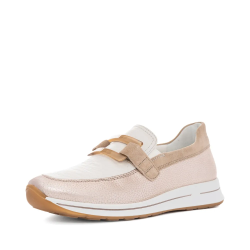 ARA dámské slip-on se sponou béžové metalické kožené | 12-24822-09 Osaka