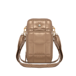 ARA dámská crossbody malá kabelka na doklady bronzová textilní syntetická | 16-21407-63