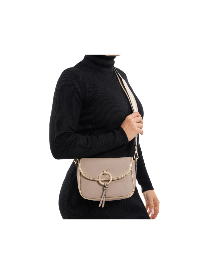 ARA dámská elegantní crossbody kabelka béžová syntetická | 16-21614-14