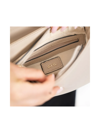 ARA dámská elegantní crossbody kabelka béžová syntetická | 16-21614-14