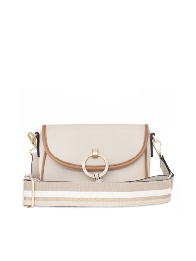 ARA dámská elegantní crossbody kabelka krémové syntetická | 16-21614-31