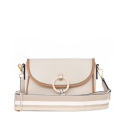 ARA dámská elegantní crossbody kabelka krémové syntetická | 16-21614-31