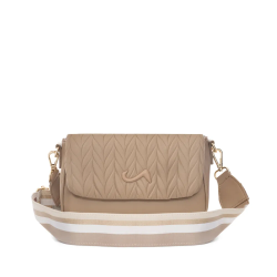 ARA dámská elegantní crossbody kabelka béžová syntetická | 16-21702-54