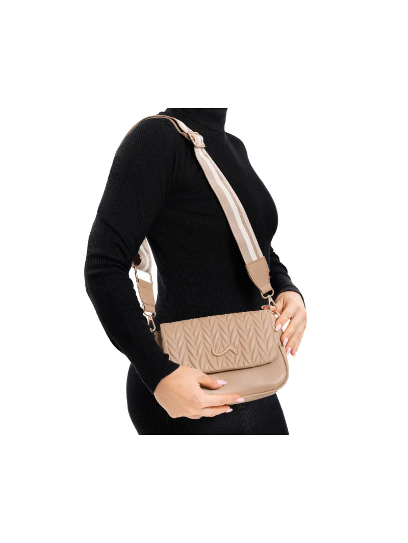 ARA dámská elegantní crossbody kabelka béžová syntetická | 16-21702-54