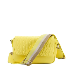 ARA dámská elegantní crossbody kabelka žlutá syntetická | 16-21702-59