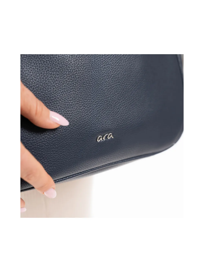 ARA dámská střední crossbody kabelka tmavě modrá syntetická | 16-21902-98