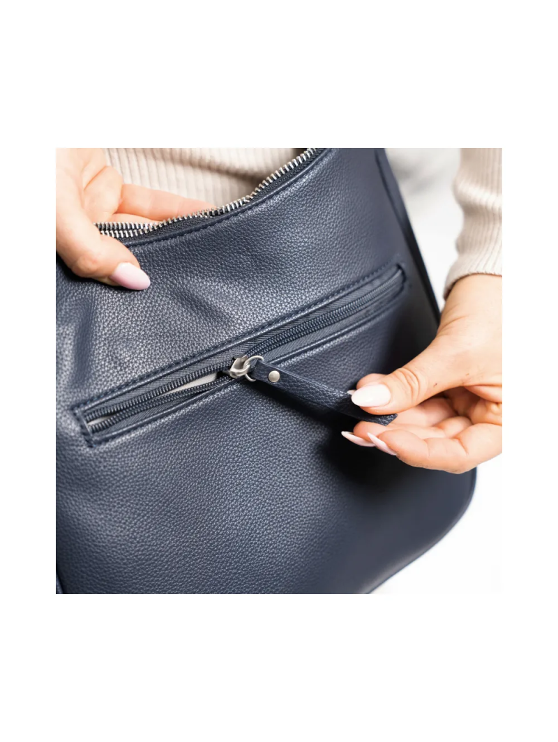 ARA dámská střední crossbody kabelka tmavě modrá syntetická | 16-21902-98