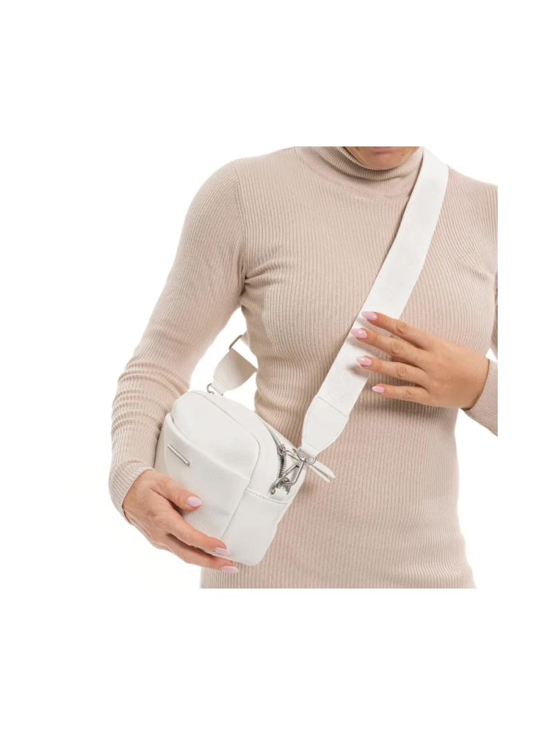 ARA dámská menší crossbody kabelka bílá syntetická | 16-22002-11