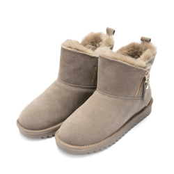 ARA dámské válenky s postranním zipem semišové béžové | 12-29909-05 Alaska