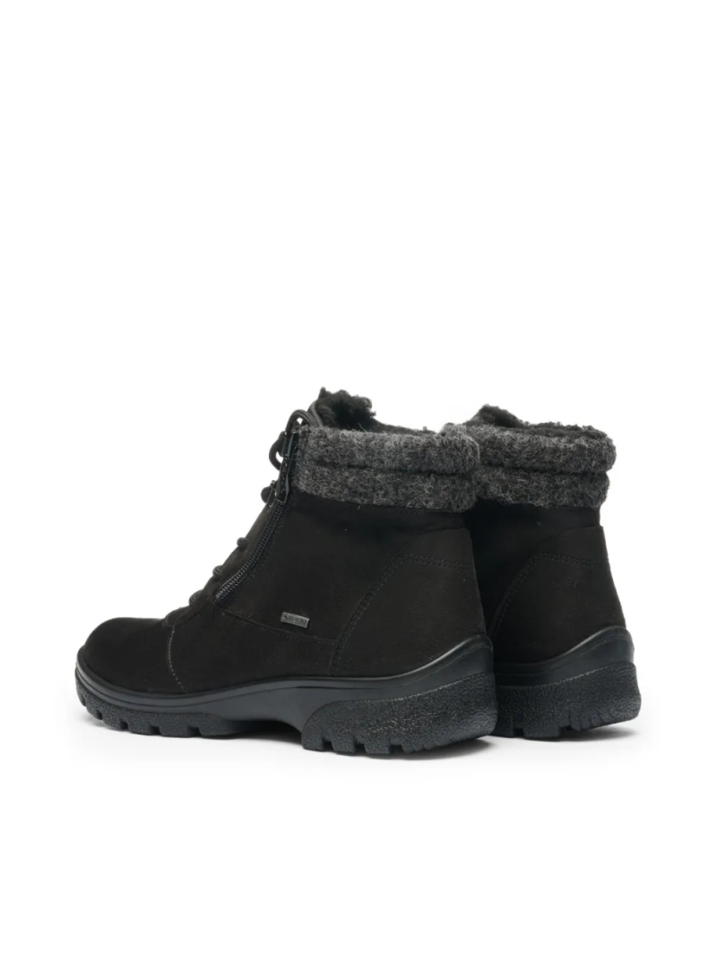 ARA dámské kotníkové boty s Gore-Tex membránou a postranním zipem černé | 12-49309-01