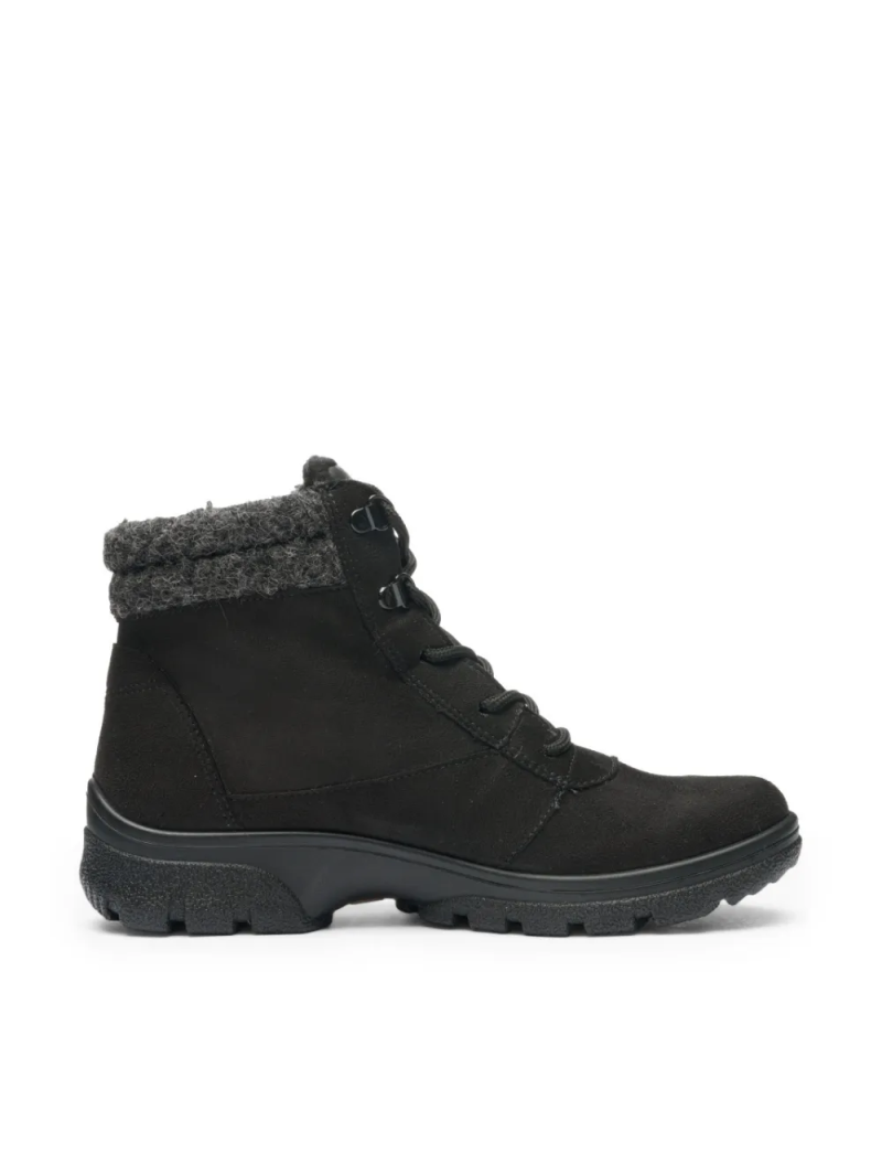 ARA dámské kotníkové boty s Gore-Tex membránou a postranním zipem černé | 12-49309-01