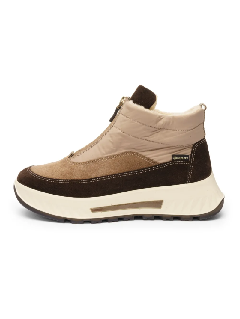 ARA dámské kotníkové boty s Gore-tex membránou a zateplením hnědé | 12-26413-03