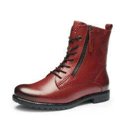 ARA dámské kotníkové boty se šňěrováním kožené červené | 12-39520-19 Liverpool