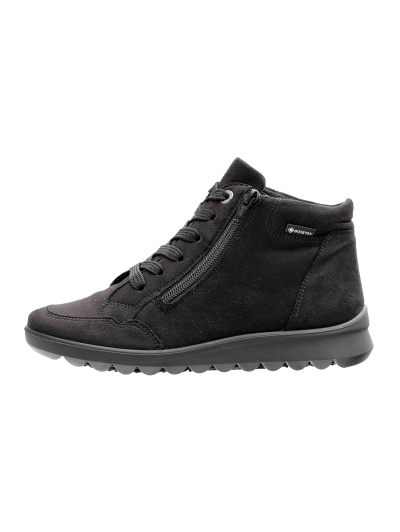 ARA dámské kotníkové boty s bočním zipem a Gore-Tex membránou černé | 12-40416-01