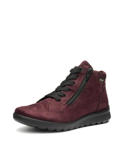 ARA dámské kotníkové boty s bočním zipem a Gore-Tex membránou fialové | 12-40416-19