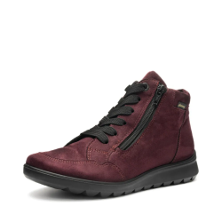 ARA dámské kotníkové boty s bočním zipem a Gore-Tex membránou fialové | 12-40416-19