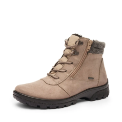 ARA dámské kotníkové boty s Gore-Tex membránou a postranním zipem béžové | 12-49309-05