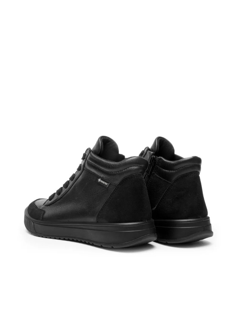 ARA dámské kotníkové tenisky s Gore-tex membránou kožené černé | 12-50030-01