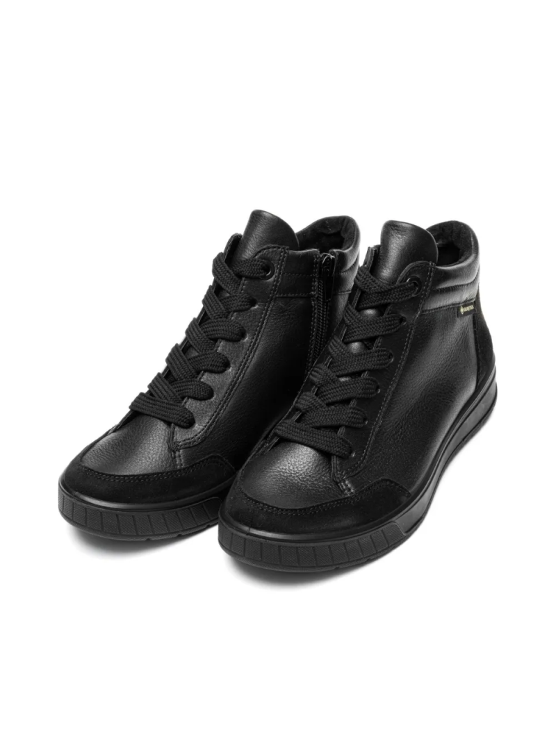 ARA dámské kotníkové tenisky s Gore-tex membránou kožené černé | 12-50030-01