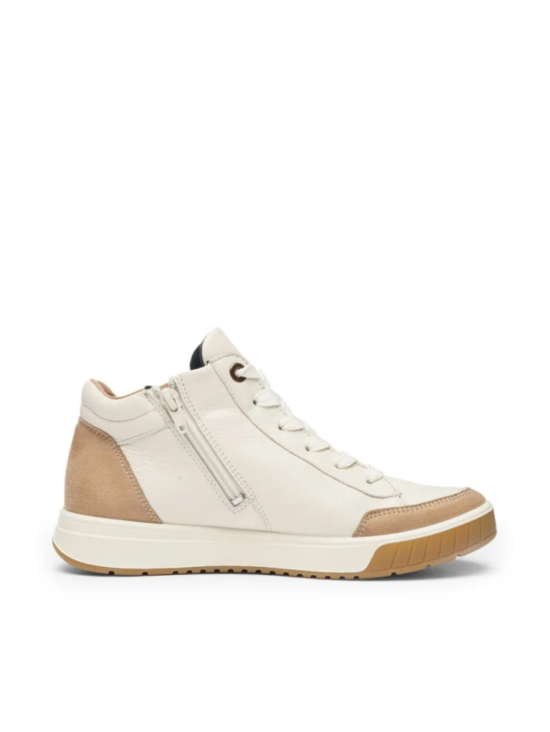 ARA dámské kotníkové tenisky s Gore-tex membránou kožené bílé | 12-50030-09