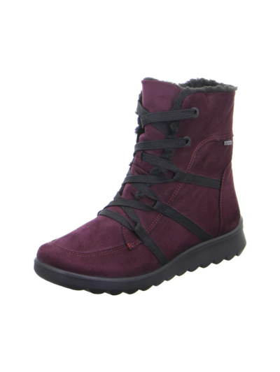 ARA dámské kotníkové boty s membránou Gore-tex vínové | 12-40409-19 Toronto