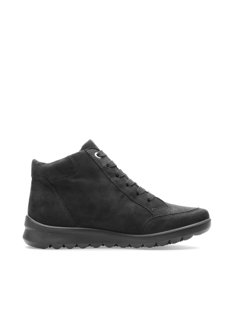 ARA dámské kotníkové boty s bočním zipem a Gore-Tex membránou černé | 12-40416-01
