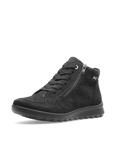 ARA dámské kotníkové boty s bočním zipem a Gore-Tex membránou černé | 12-40416-01