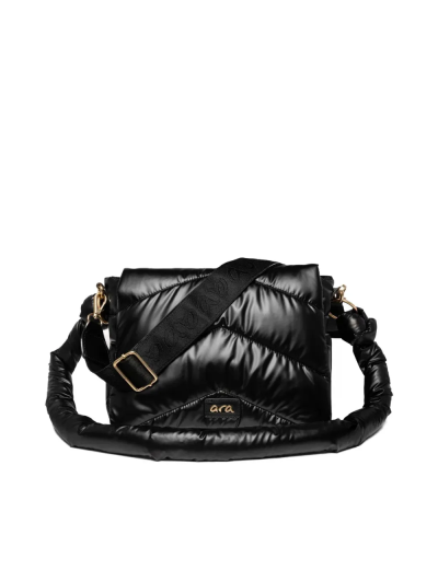 ARA dámská crossbody kabelka metalická černá | 16-22106-60