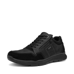 ARA pánské tenisky s postranním zipem a Gore-tex membránou nubukové černé | 11-24607-12 Benjo