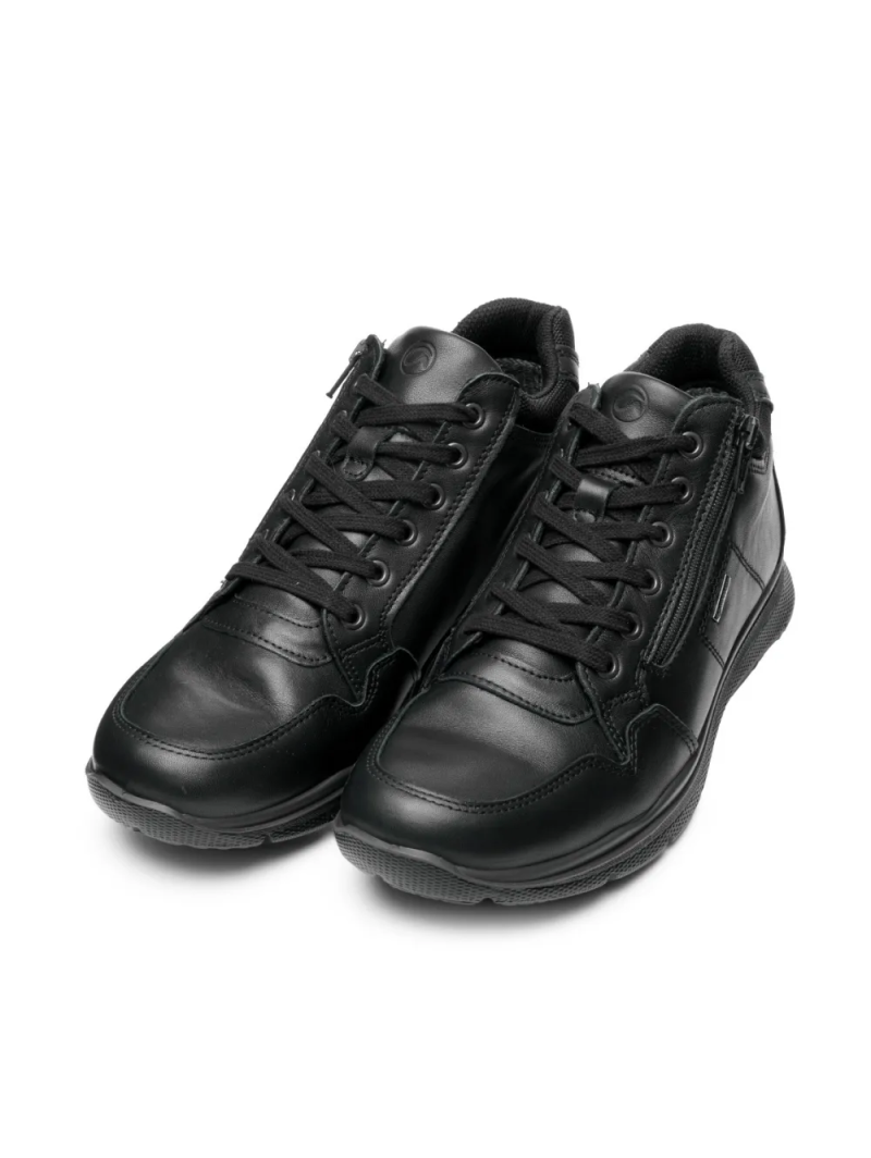 ARA pánské kotníkové boty s postranním zipem a Gore-tex membránou kožené černé | 11-24608-01 Benjo