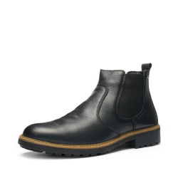ARA pánské kotníkové boty chelsea se zateplením a Gore-tex membránou kožené černé | 11-24715-01 Frederik