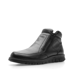 ARA pánské kotníkové boty s postranním zipem kožené černé | 11-35616-01 Leandro