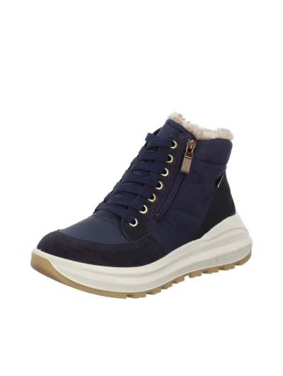 ARA dámské kotníkové boty se zateplením a Gore-tex membránou modré | 12-26610-02 Massa