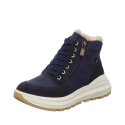 ARA dámské kotníkové boty se zateplením a Gore-tex membránou modré | 12-26610-02 Massa