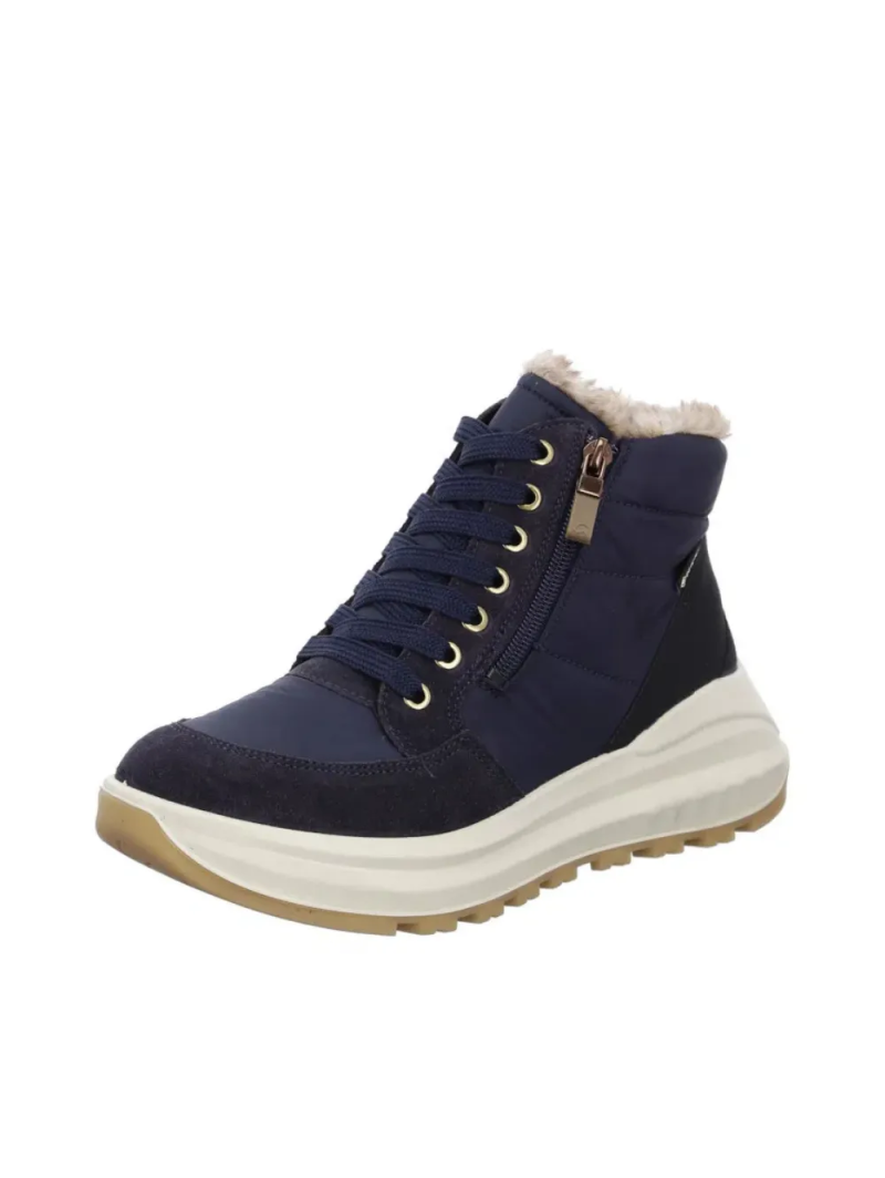 ARA dámské kotníkové boty se zateplením a Gore-tex membránou modré | 12-26610-02 Massa