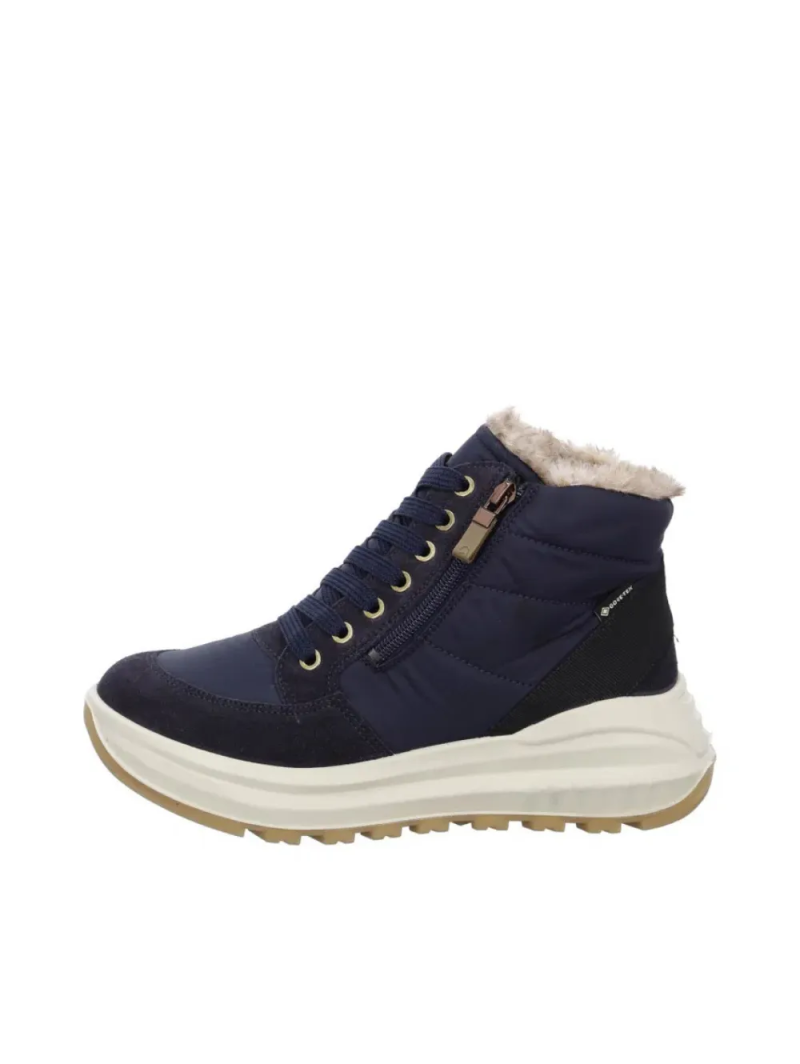 ARA dámské kotníkové boty se zateplením a Gore-tex membránou modré | 12-26610-02 Massa