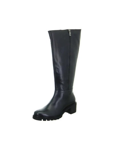 ARA dámské kozačky na podpatku kožené černé | 12-48815-01 Denver