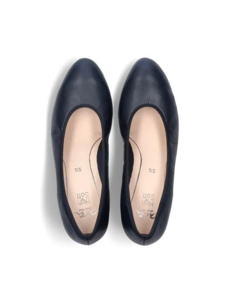 ARA dámské lodičky kožené modré | 12-11486-12 Knokke