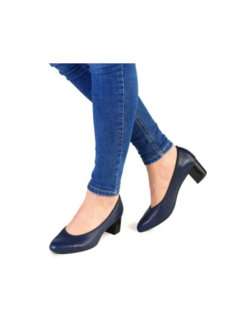 ARA dámské lodičky kožené modré | 12-11486-12 Knokke
