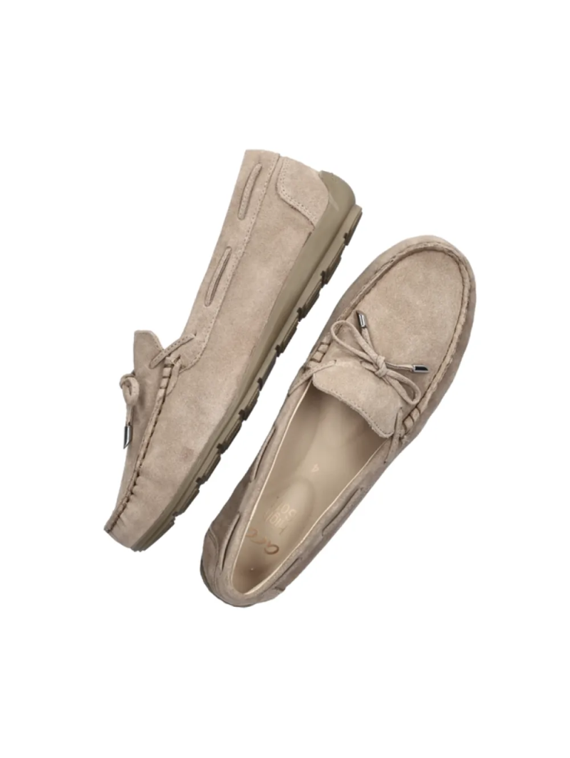 ARA dámské mokasíny s mašličkou semišové béžové | 12-19212-28