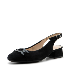 ARA dámské lodičky s volnou patou semišové černé | 12-20404-01 Graz