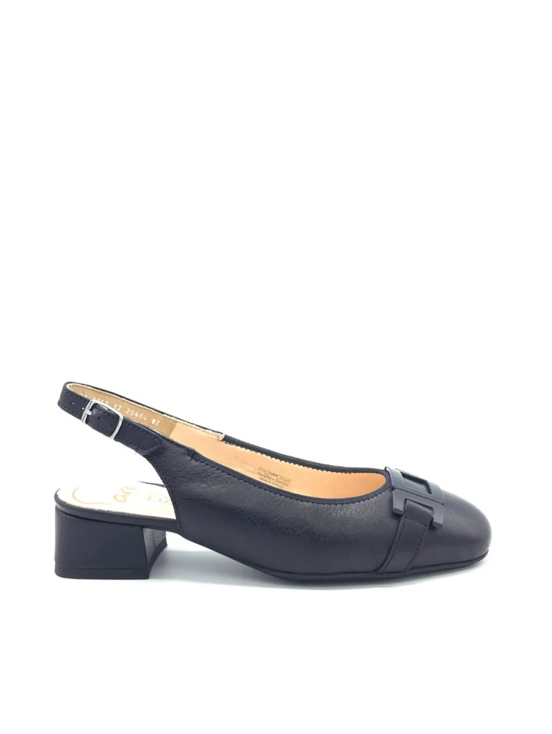 ARA dámské lodičky s volnou patou kožené modré | 12-20404-02 Graz