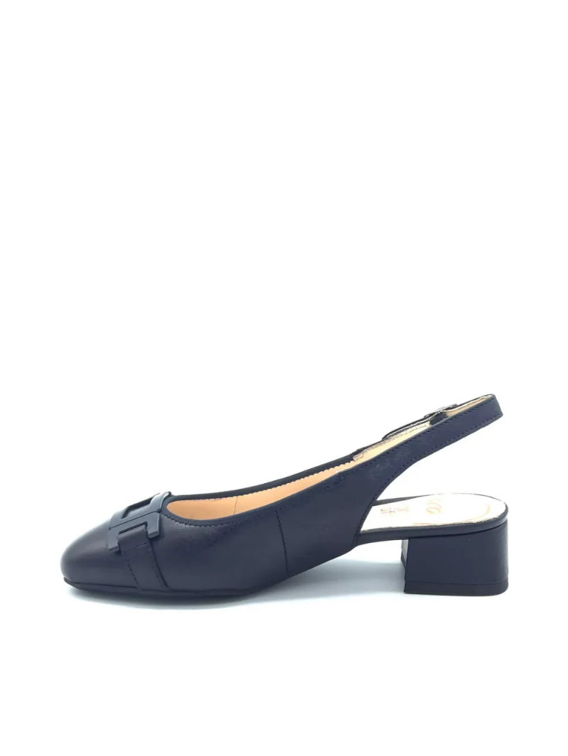 ARA dámské lodičky s volnou patou kožené modré | 12-20404-02 Graz