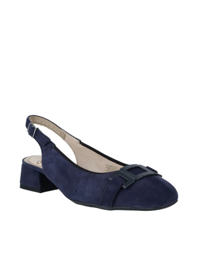 ARA dámské lodičky s volnou patou semišové modré | 12-20404-12 Graz